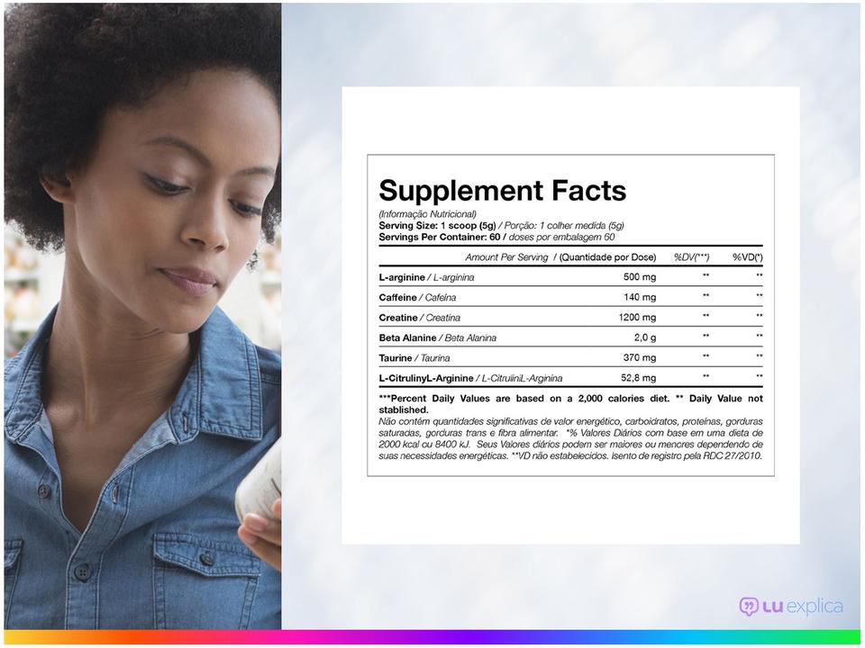 Pré-Treino Black Skull By Cedric McMillan Bone - 1