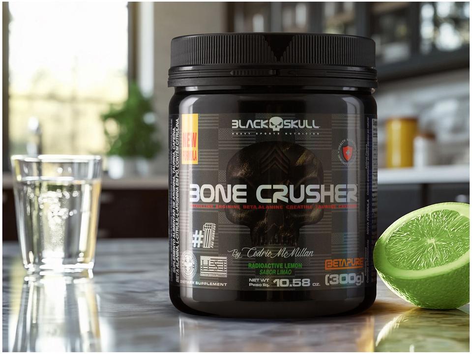 Pré-Treino Black Skull By Cedric McMillan - 2