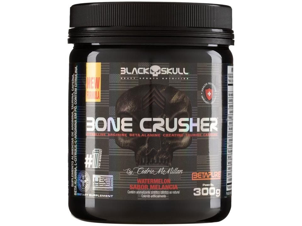 Pré-Treino Black Skull By Cedric McMillan Bone - 3