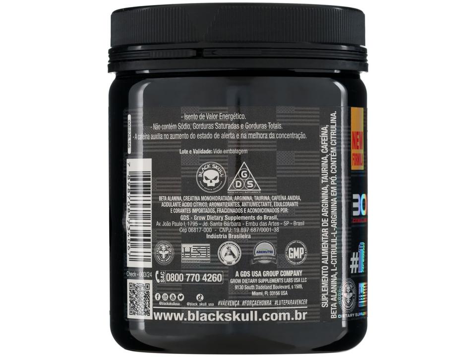 Pré-Treino Black Skull By Cedric McMillan Bone - 4