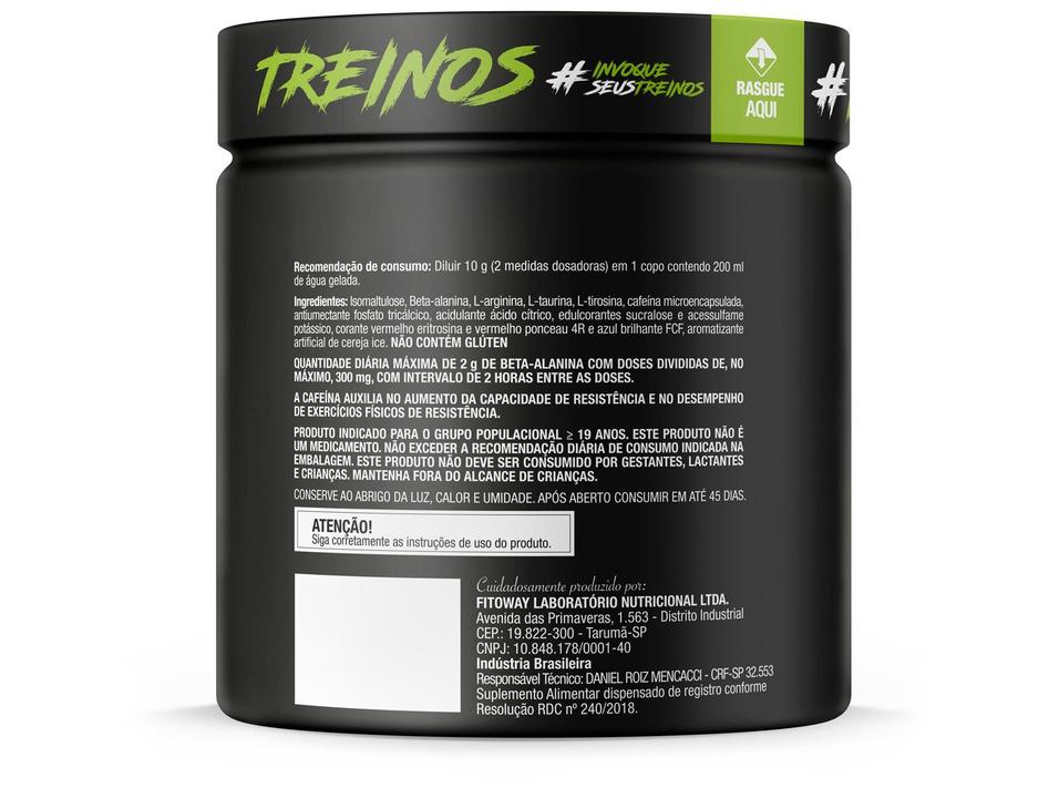 Pré-Treino Diabo Verde Pre-Workout 300g Cereja Ice - 2