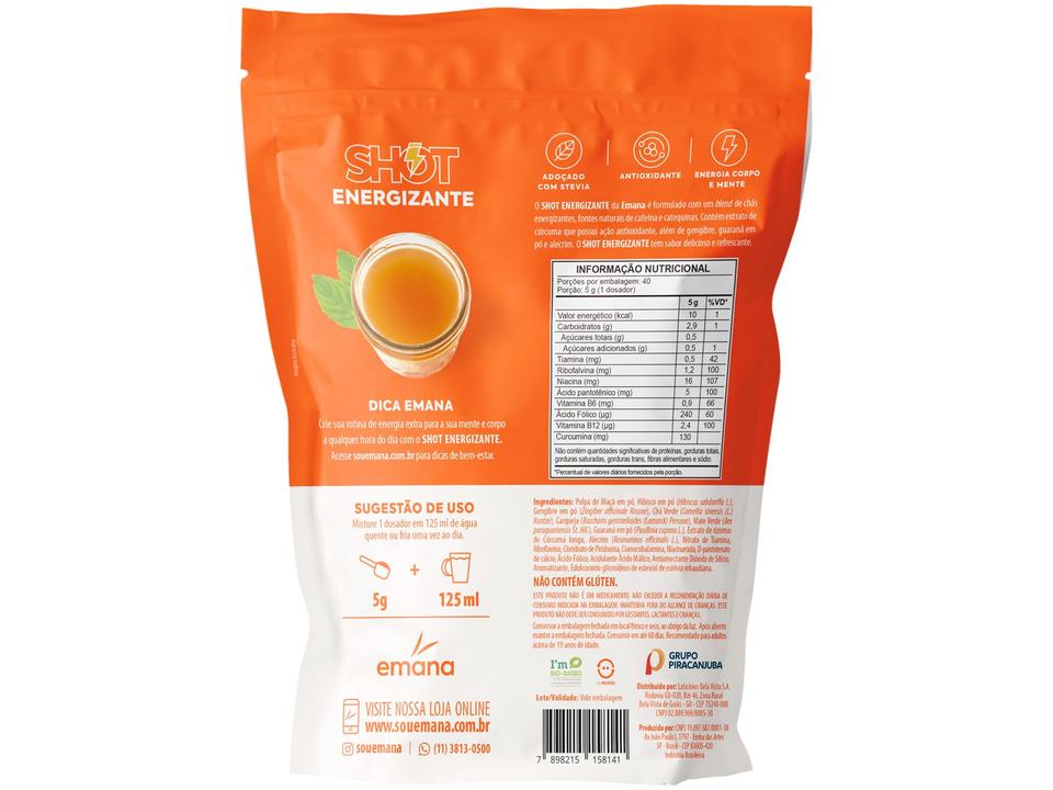 Pré-Treino Emana Shot Energizante 200g - 1