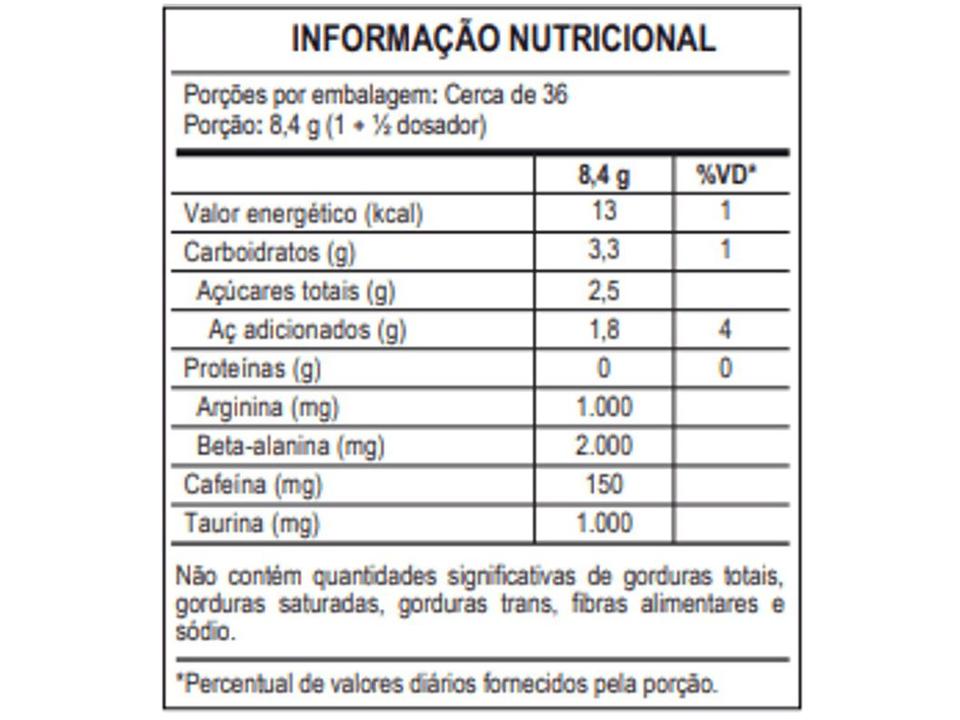 Pré Treino Max Titanium Hórus em Pó 300g Blue Ice - 1