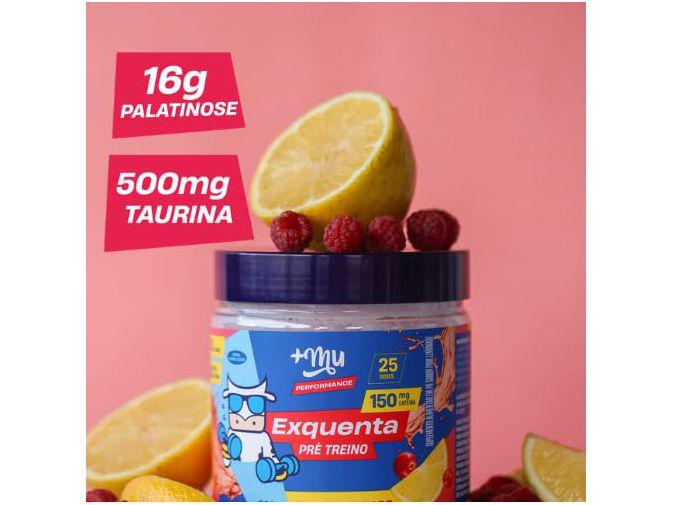 Pré treino +Mu Exquenta Sabor Pink Lemonade Com Cafeína Palatinose e - 2