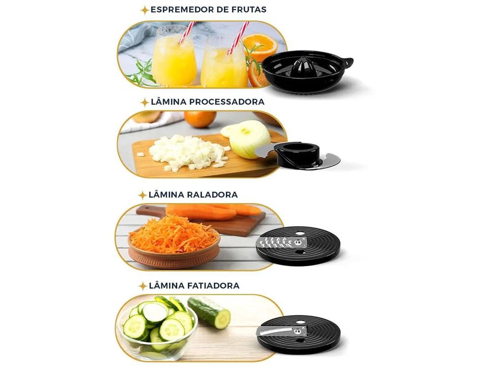 Processador de Alimentos Britânia 1300W Preto BMP2000 5 em 1 - 5