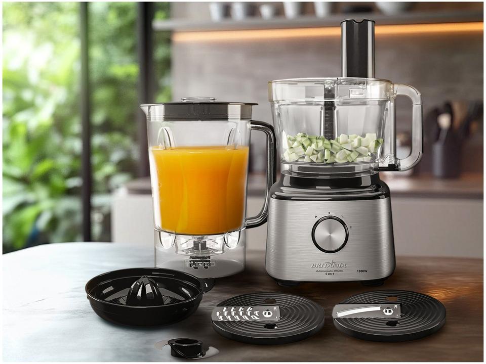 Processador de Alimentos Britânia 1300W Preto BMP2000 5 em 1 - 6
