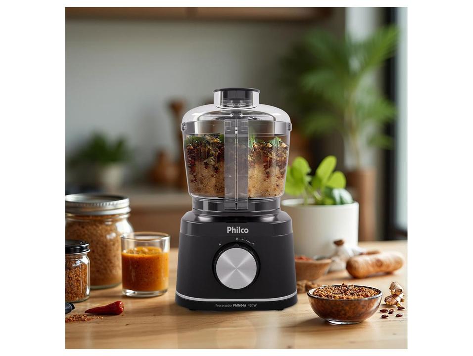 Processador de Alimentos Philco 420W Preto Concept PMN04A 101301007 - 5
