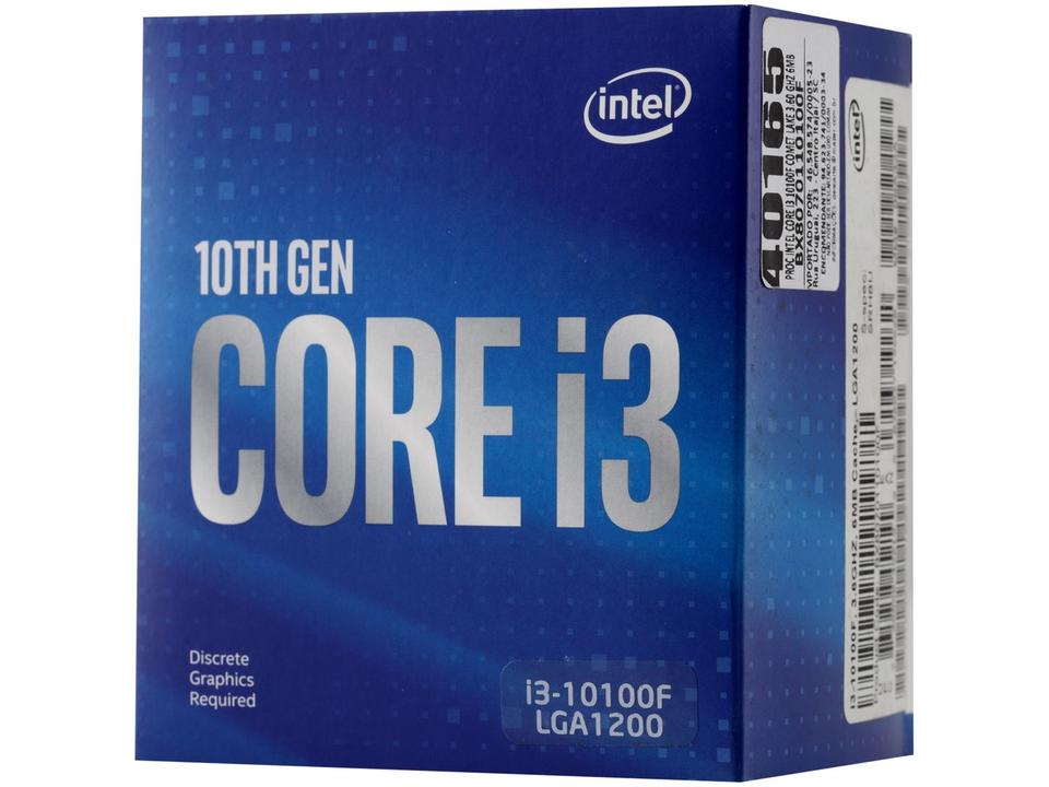 Processador Intel Core i3 10100F Comet Lake - 6
