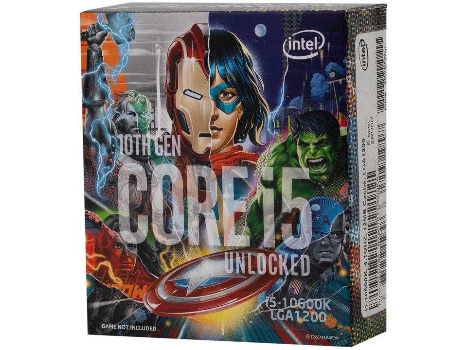Processador Intel Core i5 10600K Avengers Edition - 5