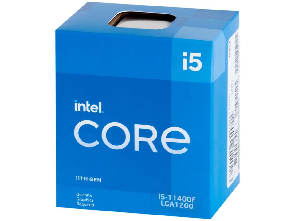 Processador Intel Core i5 11400F 2.60GHz - 4.40GHz Turbo 12MB - 7