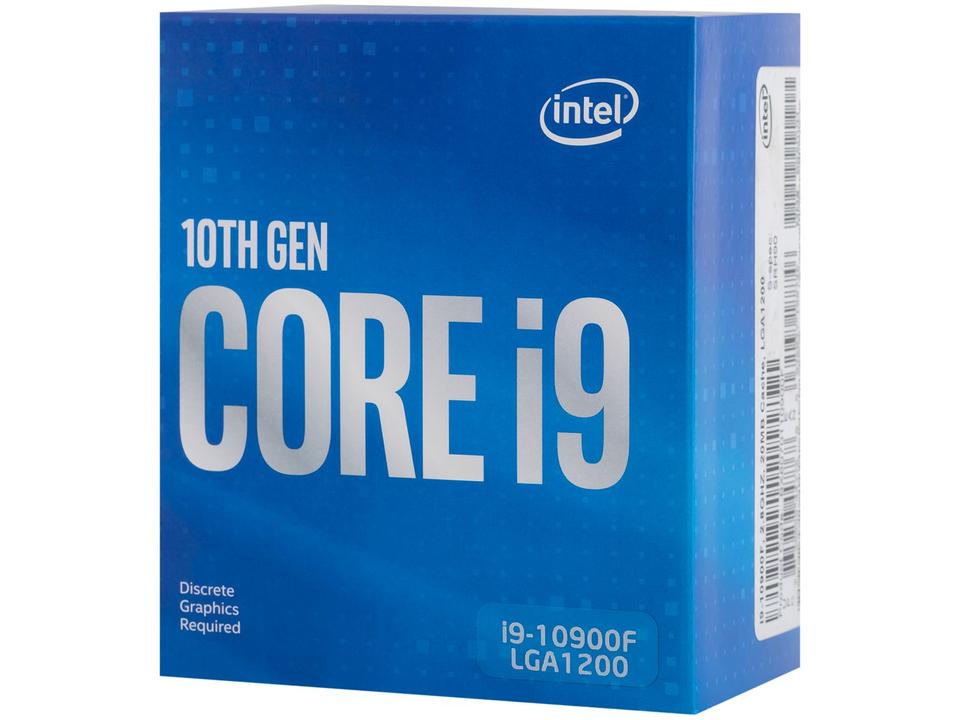 Processador Intel Core i9 10900F 2.80GHz - 5.20GHz Turbo 20MB - 7