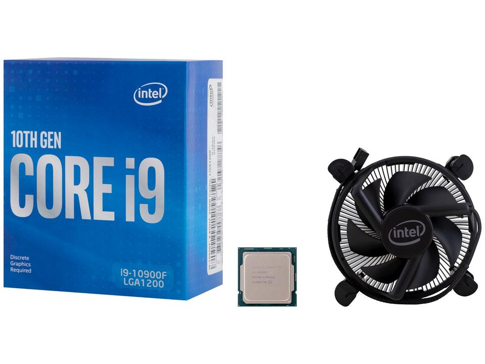 Processador Intel Core i9 10900F 2.80GHz - 5.20GHz Turbo 20MB