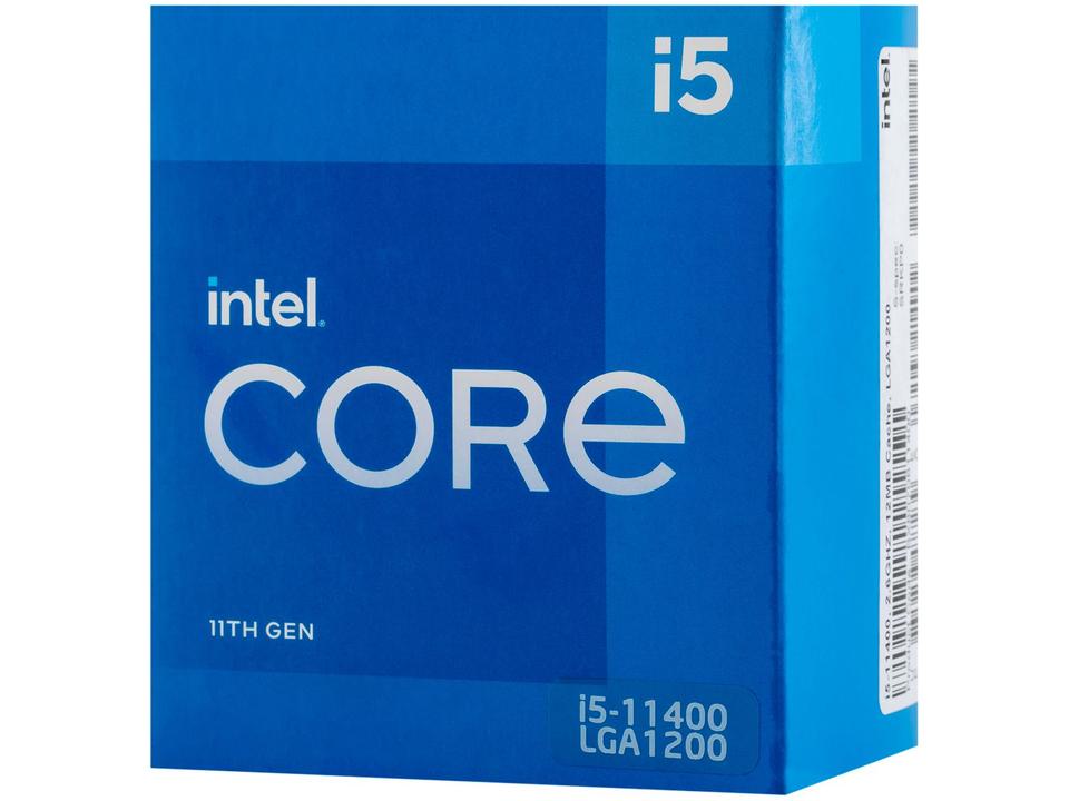 Processador Intel i5-11400 2.6GHz - 4.4Ghz Turbo 12MB - 7