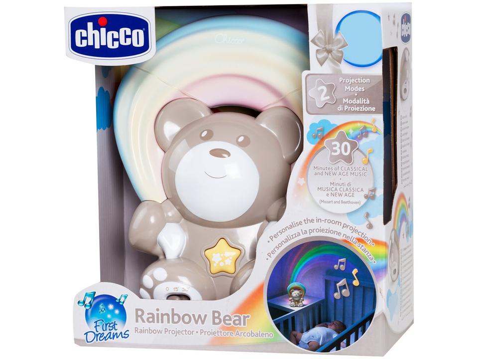 Projetor Infantil Musical Chicco Rainbow Bear Pink - 10