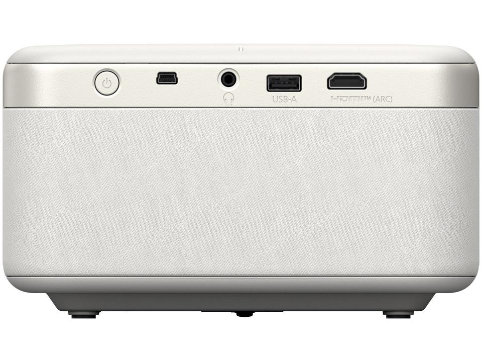 Projetor Laser Smart EpiqVision EF-21W Smart Streaming Resolução 1920x1080 Alto-falante integrado Wi-Fi e Bluetooth USB HDMI Branco - 4