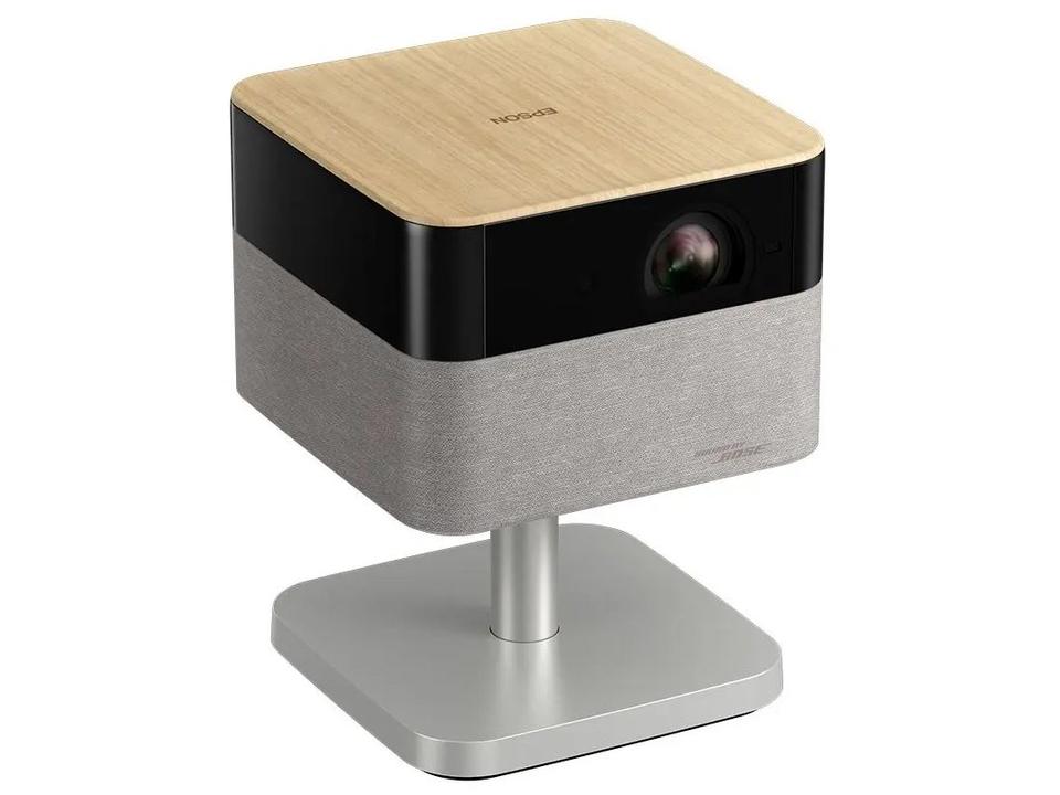 Projetor Portátil com Suporte Ajustável Smart Epson Lifestudio Flex Plus 4K PRO-UHD EF-72K Som Bose Google TV Wi-Fi Madeira Nobre - 10