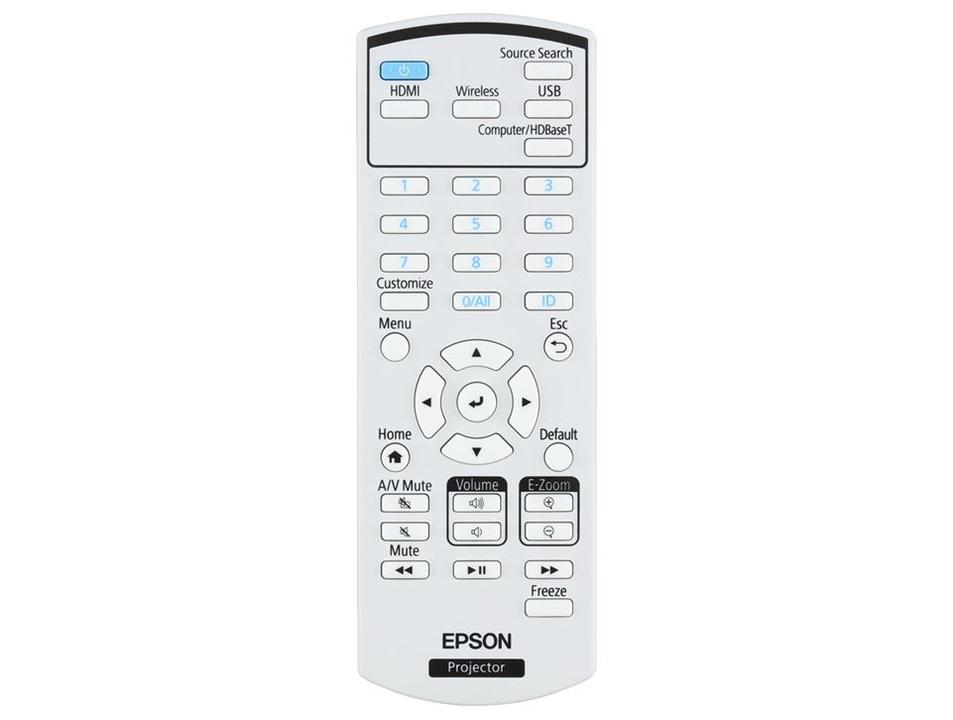 Projetor Portátil Epson Powerlite FH54+ Full HD 4100 Lumens 3LCD Wi-Fi UBS 2 HDMI Branco - 6