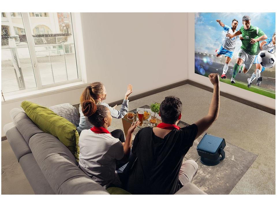 Projetor Portátil Smart Epson EpiqVision EF-22N Laser Full HD 1000 Lúmens 3LCD Wi-Fi Bluetooth HDMI Azul Safira - 1