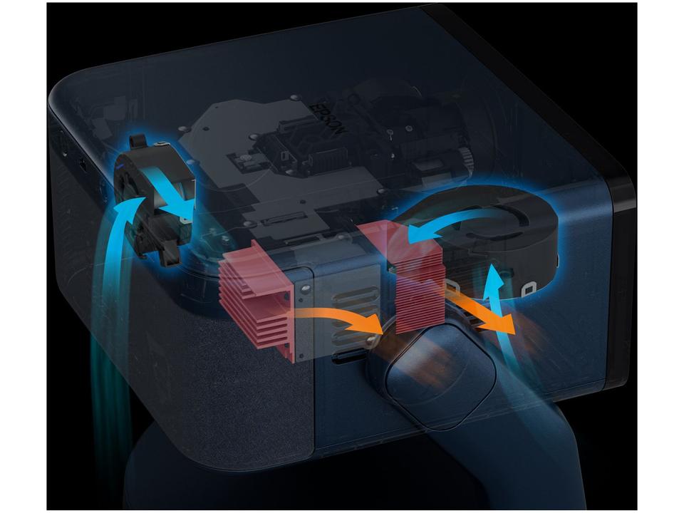 Projetor Portátil Smart Epson EpiqVision EF-22N Laser Full HD 1000 Lúmens 3LCD Wi-Fi Bluetooth HDMI Preto Ônix - 7