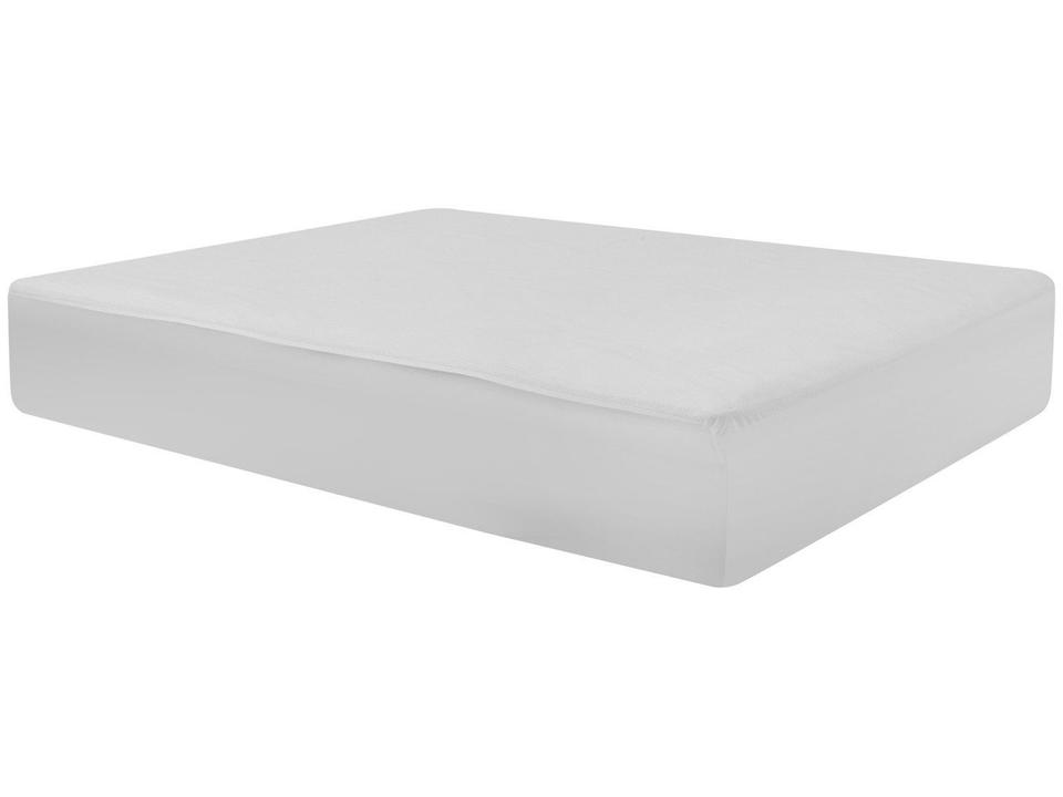 Protetor de Colchão Impermeável King Impermeável Malha 40x203cm Branco Buddemeyer Maison