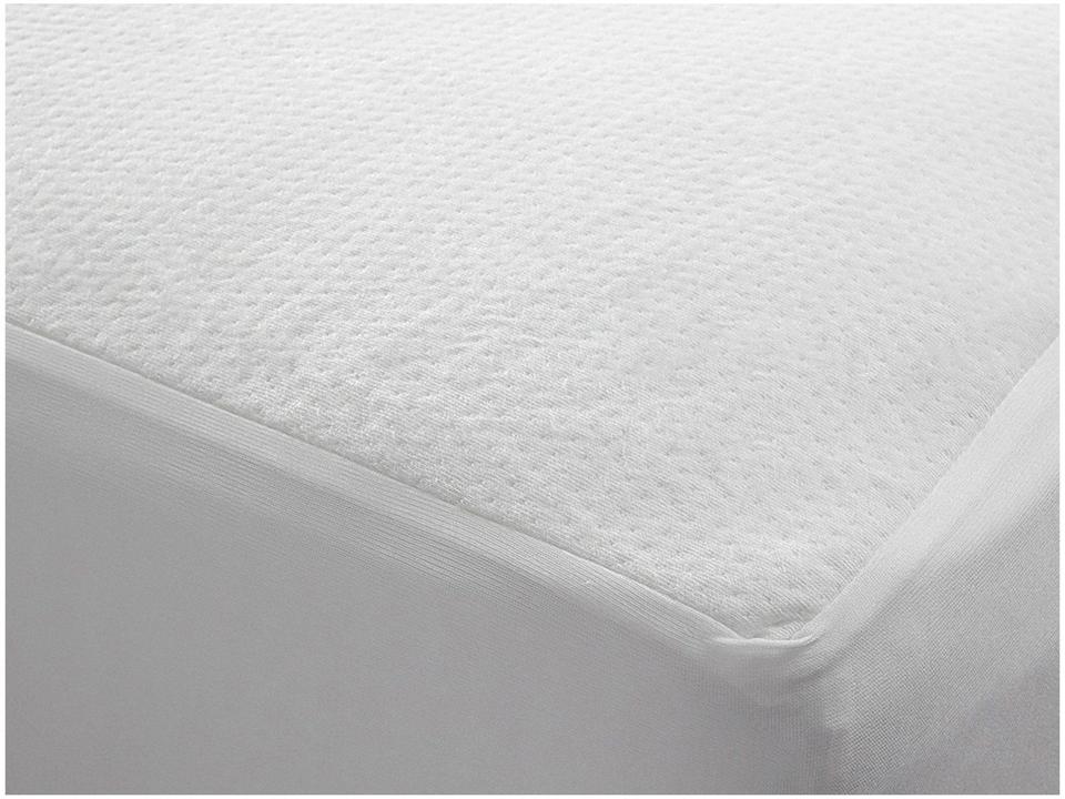 Protetor de Colchão Impermeável King Impermeável Malha 40x203cm Branco Buddemeyer Maison - 2