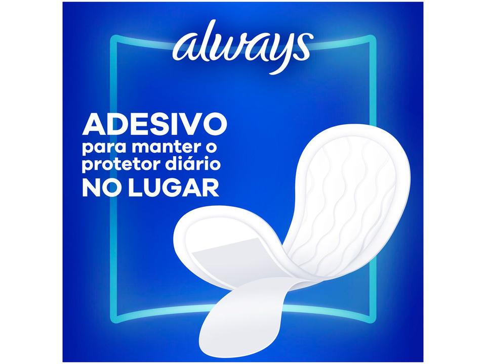 Protetor Diário Always Sem Perfume Respirável - 4