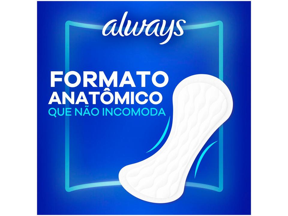 Protetor Diário Always Sem Perfume Respirável - 1