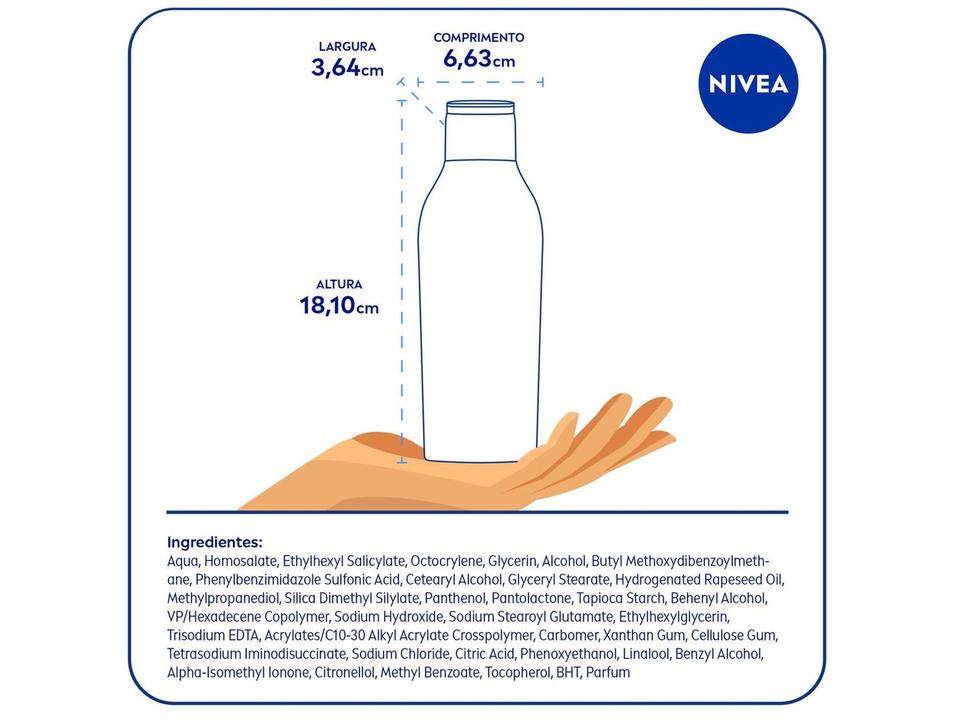 Protetor Solar Corporal Nivea FPS 30 Sun - 6