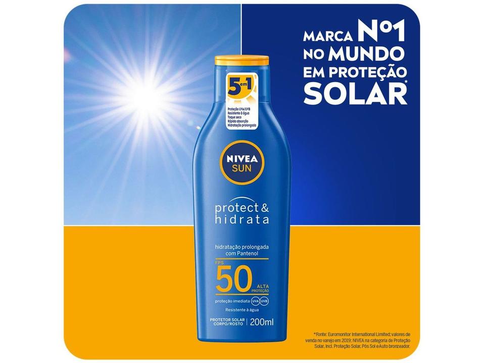 Protetor Solar Corporal Nivea FPS 50 Sun Protect & Hidrata 200ml - 2