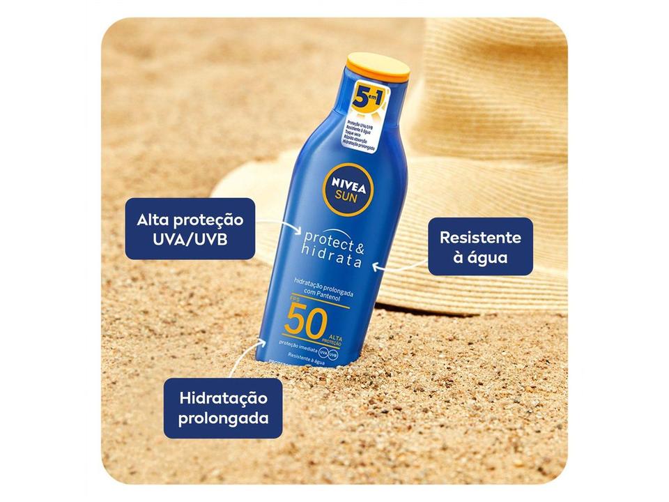 Protetor Solar Corporal Nivea FPS 50 Sun Protect & Hidrata 200ml - 3