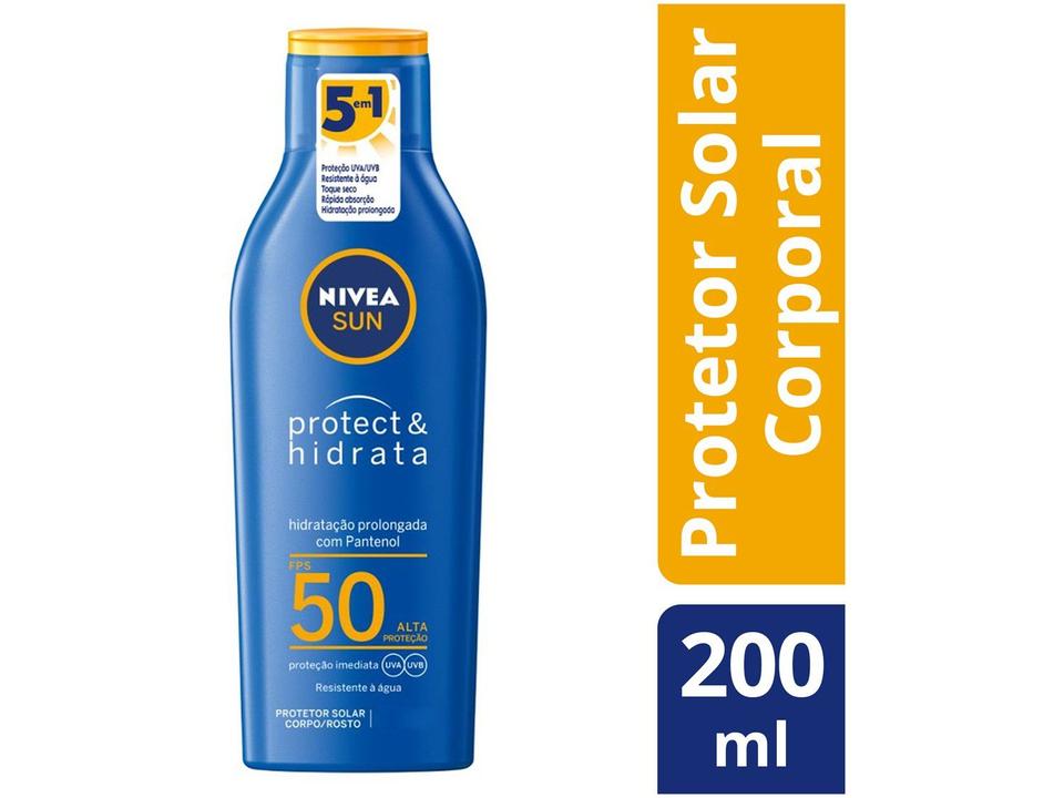 Protetor Solar Corporal Nivea FPS 50 Sun Protect & Hidrata 200ml - 1