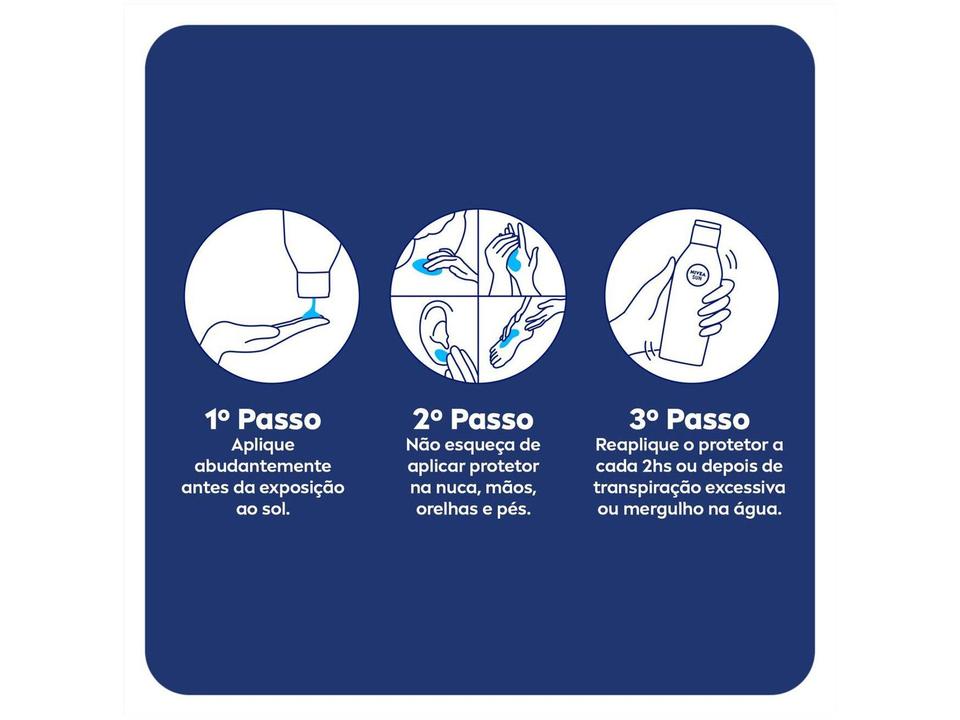 Protetor Solar Corporal Nivea FPS 50 Sun Protect & Hidrata 200ml - 5