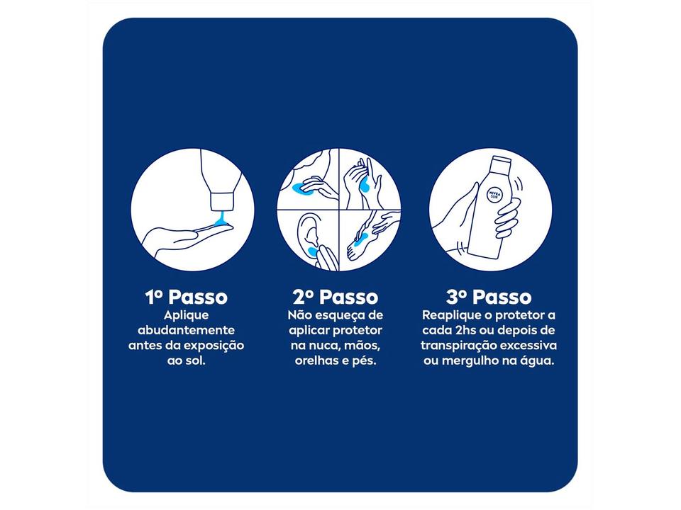 Protetor Solar Corporal Nivea FPS 50 Sun - 4