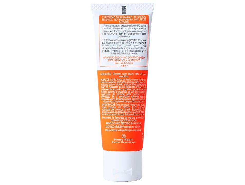 Protetor Solar Facial Darrow FPS 70 Actine Colors 40g - 5