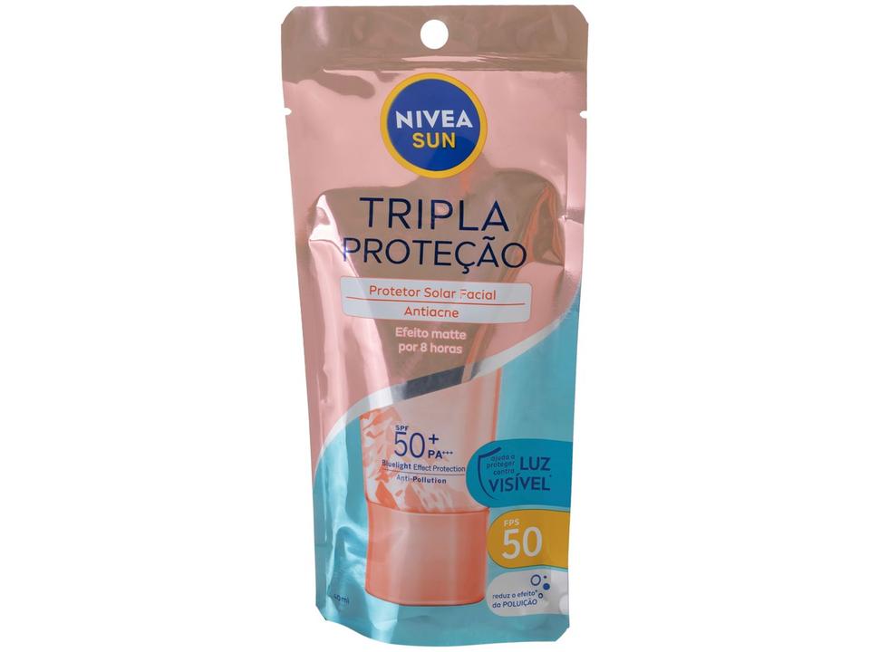 Protetor Solar Facial Nivea FPS 50 Sun - 4