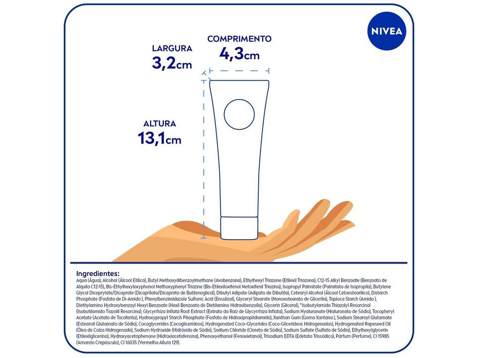 Protetor Solar Facial Nivea Sun FPS 60 Spot Control Luminous 630 40ml - 5