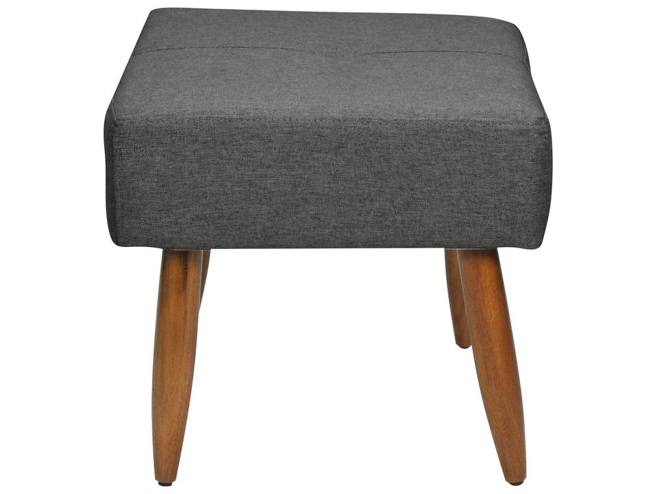Puff Decorativo Quadrado Chumbo Pequim Matrix - 1