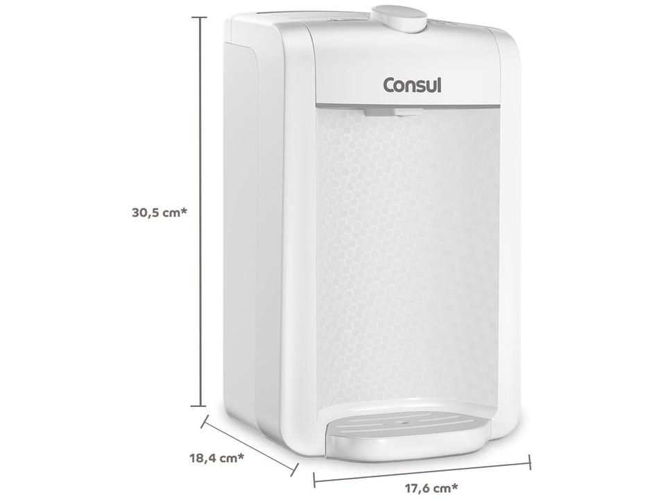 Purificador de Água Consul CPC31AB Compacto Com Filtragem Classe A Branco - 8