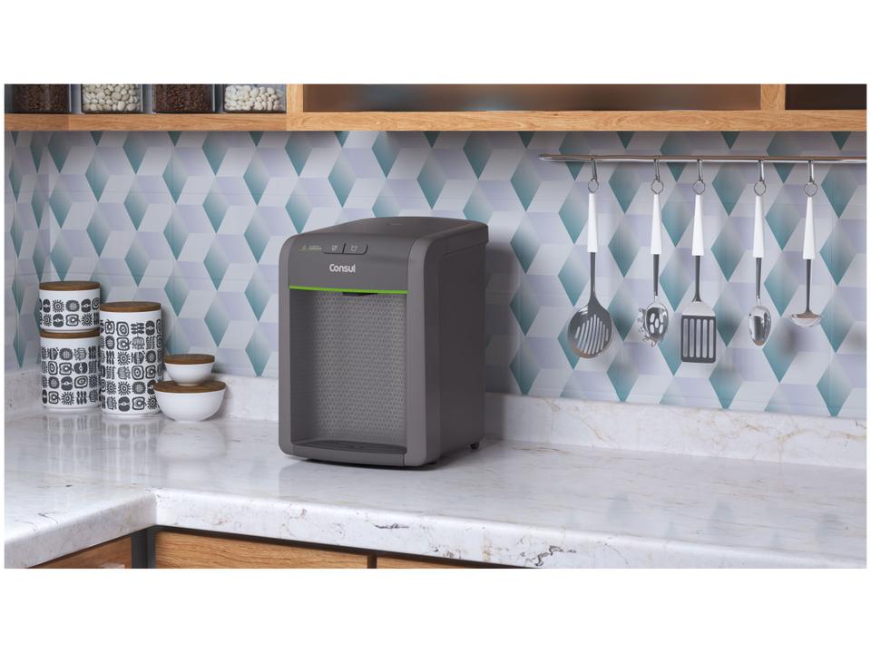 Purificador de Água Consul de Mesa e de Parede Refrigerado Eletrônico Cinza CPB34AF - 7