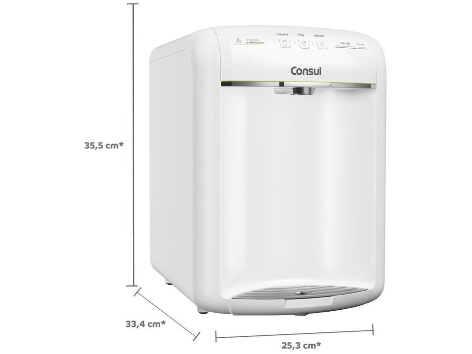 Purificador de Água Consul Refrigerado por - Compressor CPB36 ABANA Água Gelada e Natural - 8