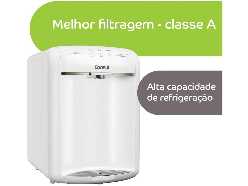Purificador de Água Consul Refrigerado por - Compressor CPB36 ABANA Água Gelada e Natural - 2
