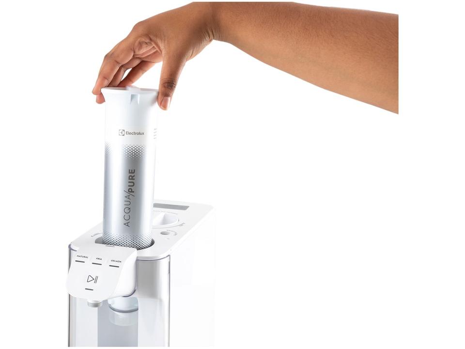 Purificador de Água Electrolux de Mesa Branco Acqua Pure4x Água Gelada Natural e Fria PE12B - 14