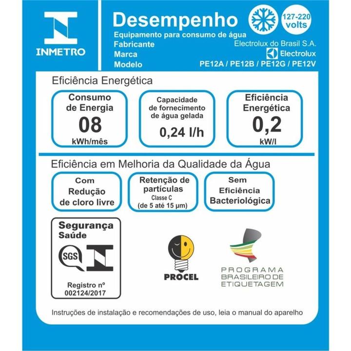 Purificador de Água Electrolux de Mesa Cinza Acqua Pure 4x Água Gelada e Natural PE12G - 2