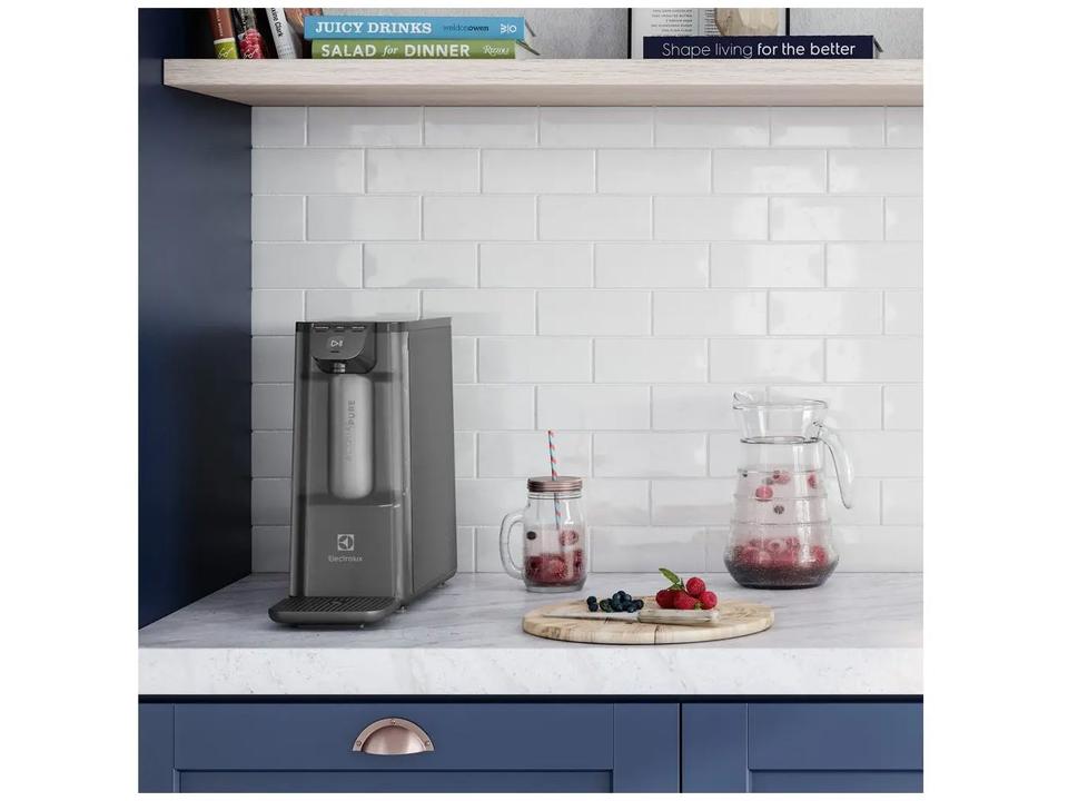 Purificador de Água Electrolux de Mesa Cinza Acqua Pure4x Água Gelada e Natural PE12G - 3