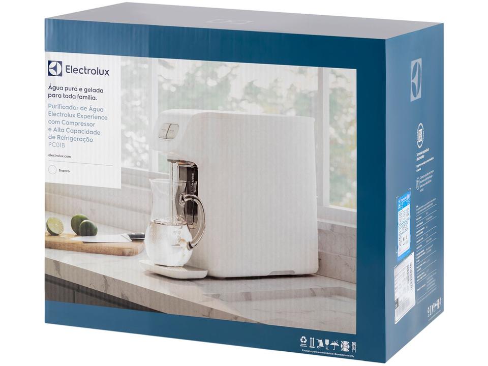 Purificador de Água Electrolux de Mesa Compressor Branco PC01B Água Gelada e Natural - 16