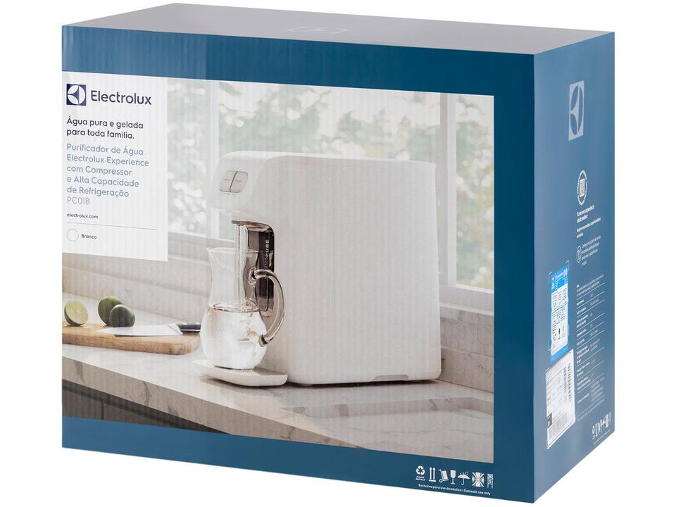 Purificador de Água Electrolux de Mesa Compressor Branco PC01B Água Gelada e Natural - 16