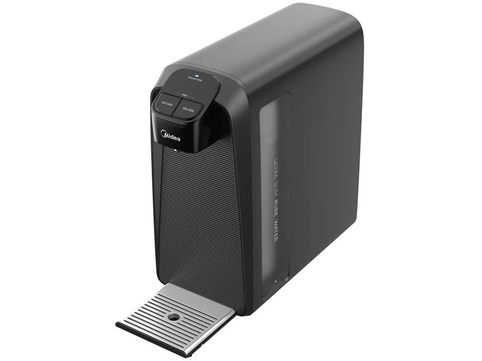 Purificador de Água Midea de Mesa e Parede Elétrico Cinza Slim Pure JDD2580TG Água Gelada e Natural - 2
