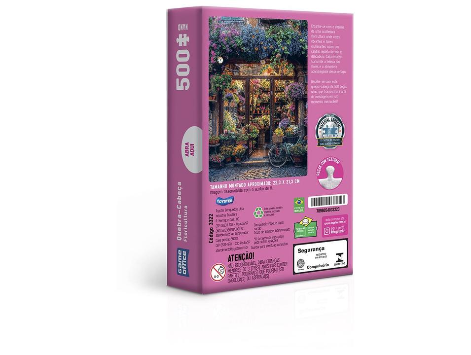 Qeubra-cabeça 500 Peças Floricultura Game Office - 2