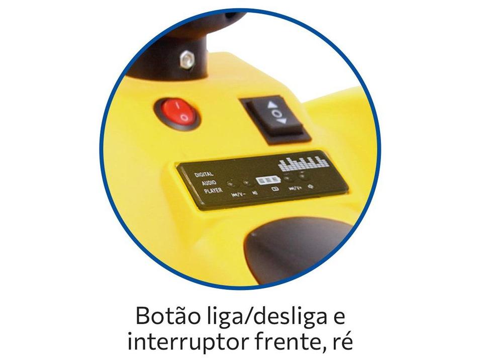 Quadriciclo Elétrico Infantil Amarelo - 4