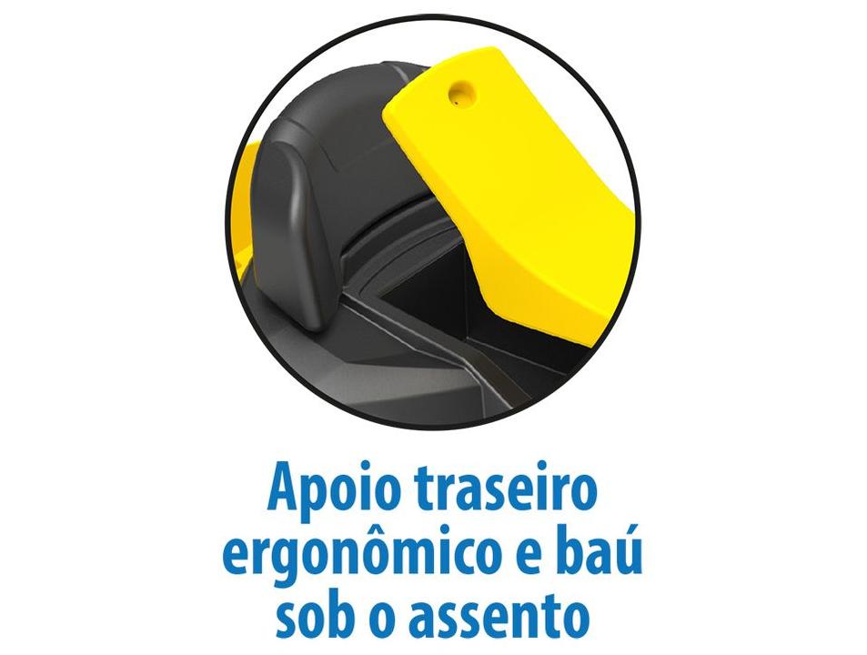 Quadriciclo Infantil a Pedal Amarelo Caminhão - 2